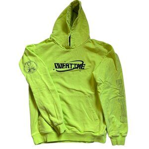 Overtime Basketball Stretch Hoodie Neon Green EUC Boys Size YXL